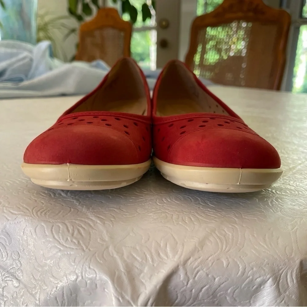 Hotter Comfort Concepts Livvy Red Leather Walking Shoe